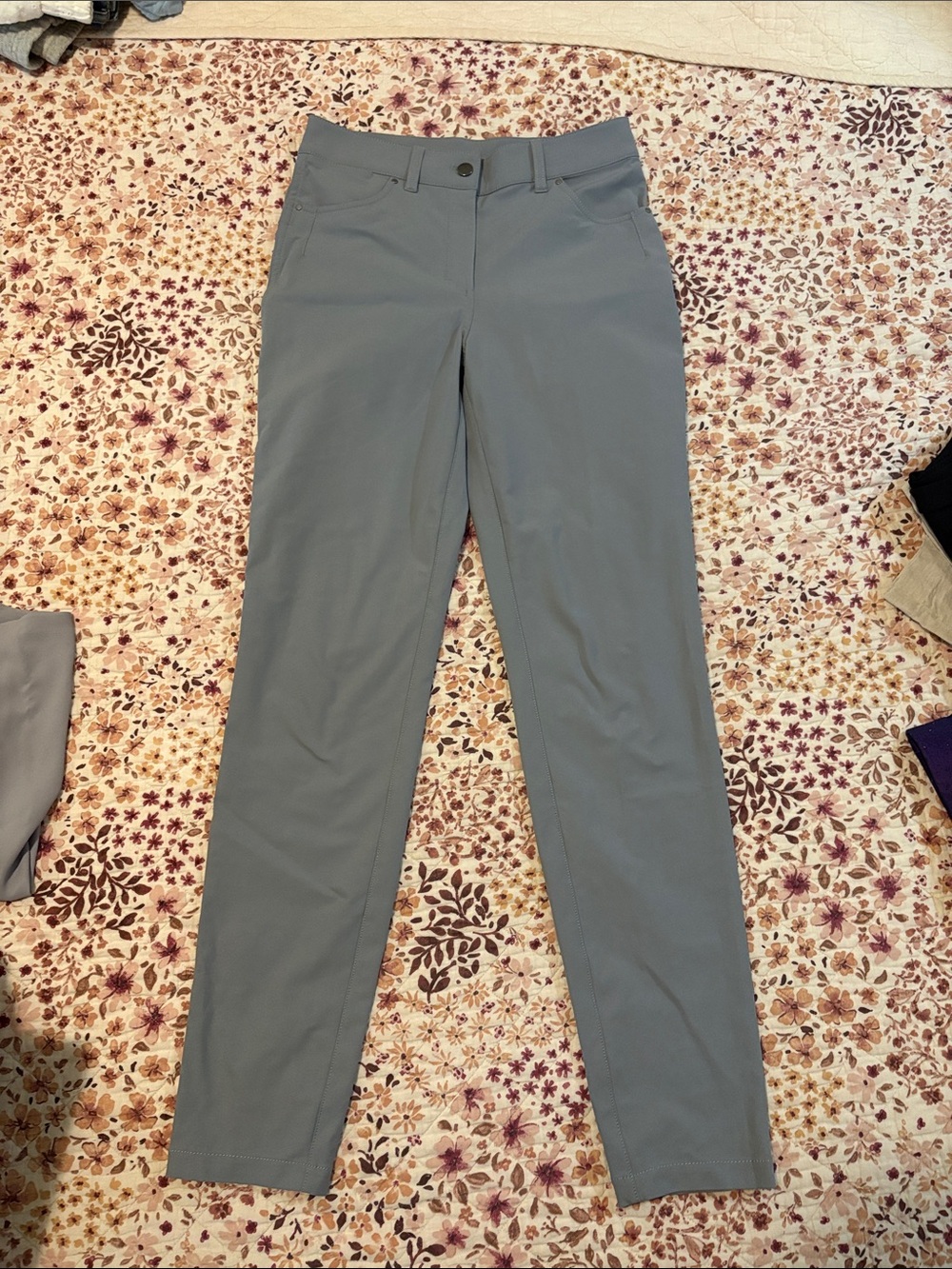 lululemon athletica Gray Slim High-Rise Pants
